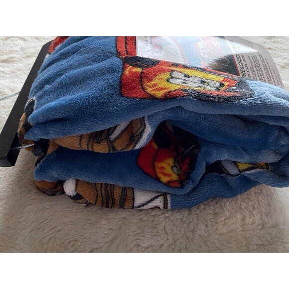 DISNEY Pixar CARS LIGHTNING MCQUEEN Mater Luigi Soft Throw Blanket 40 X 50” NEW - Picture 13 of 13